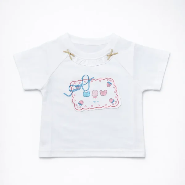 Baby Girl's Cotton T-Shirt & Shorts Outfit Set - Imported shirt